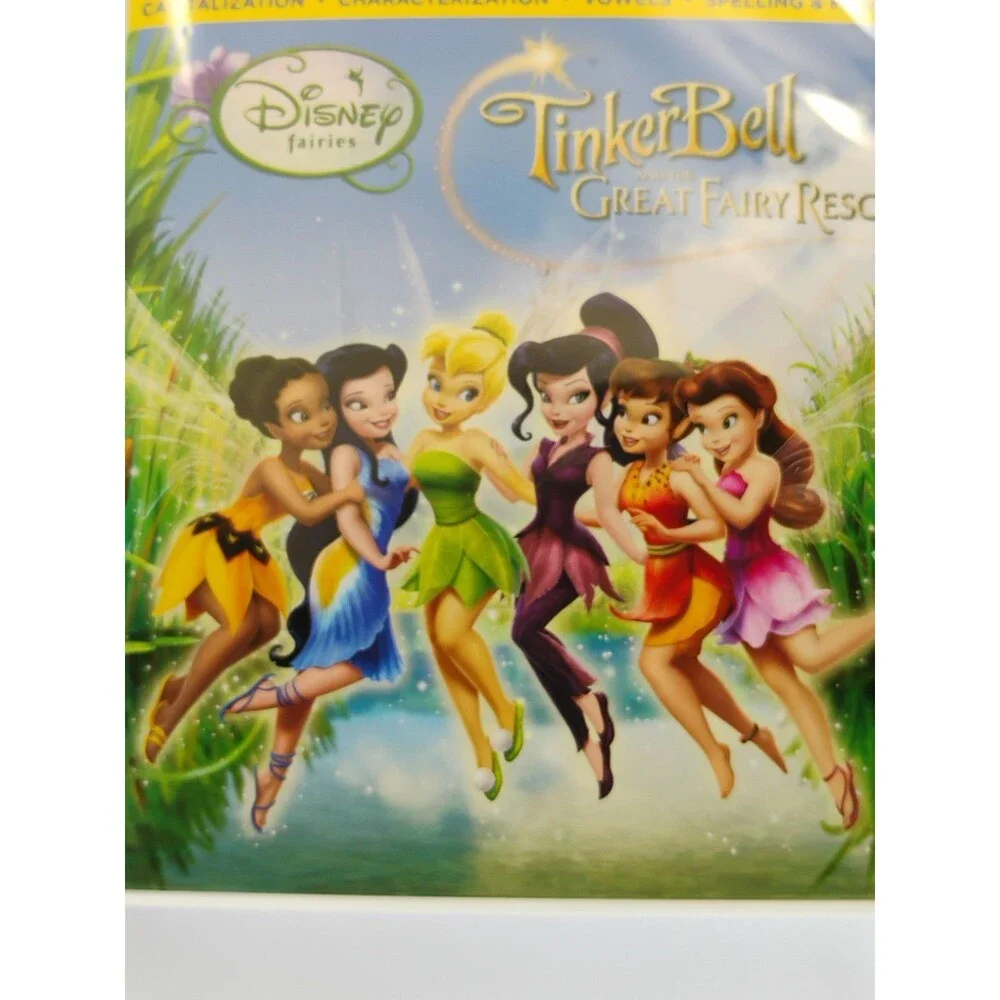 Vtech V Reader TinkerBell Great Fairy Rescue New Sealed  5-7 years Disney Manual